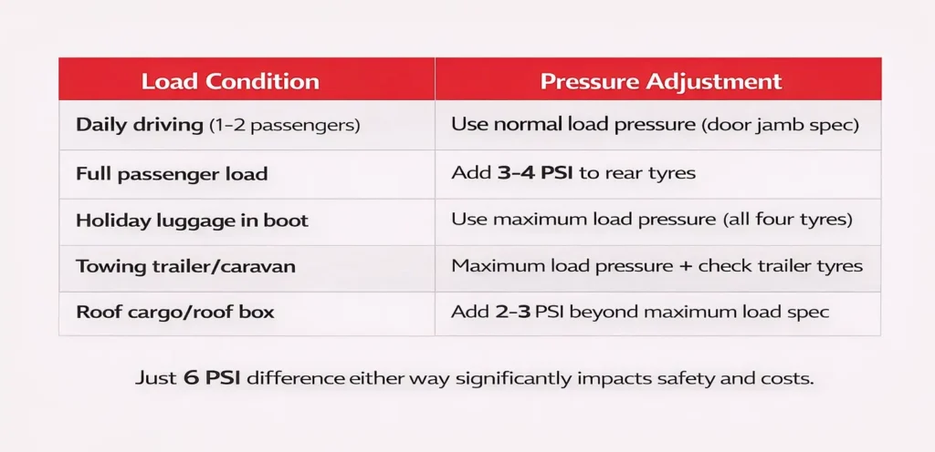 load-conditions-and-pressure-adjustment