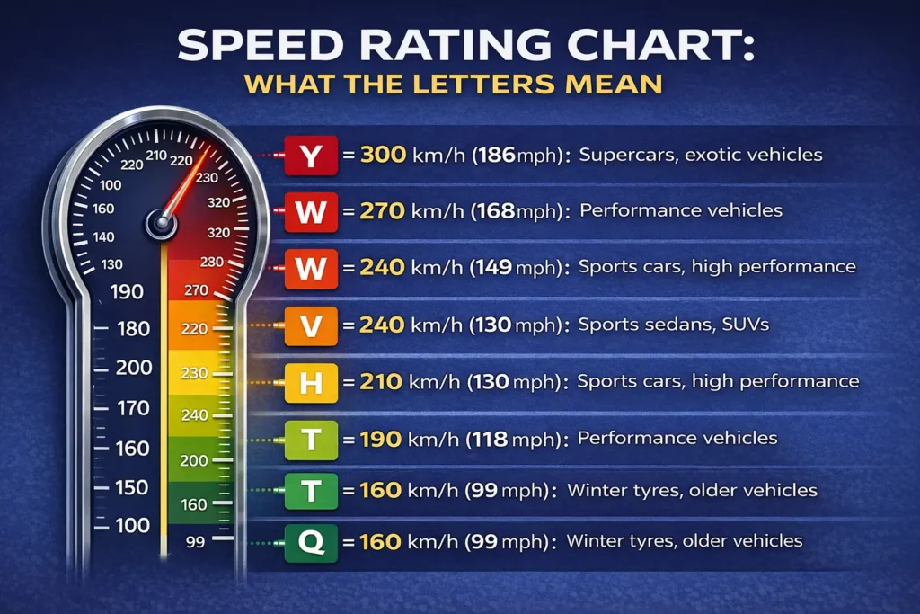 speed rating chart