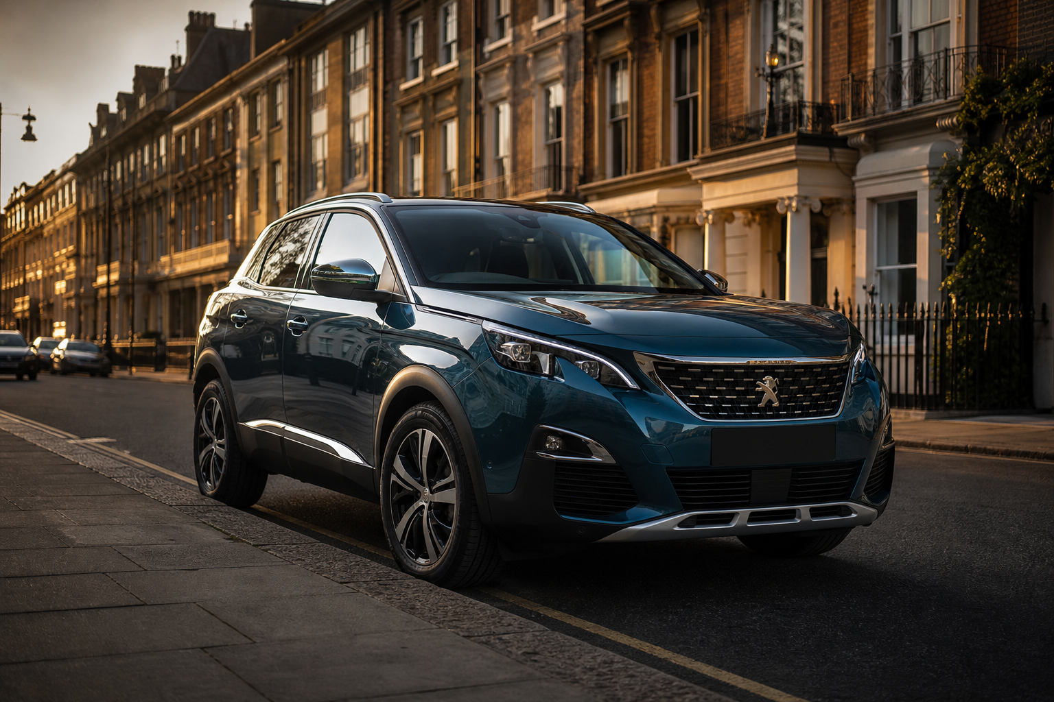 Peugeot 3008 in London with mobile tyre fitting support