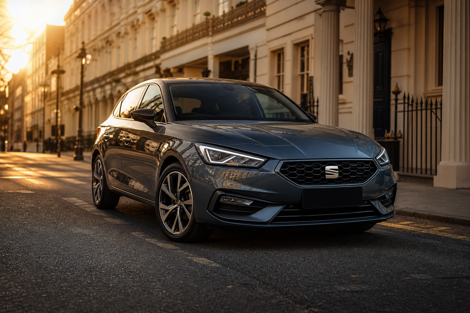 SEAT Leon ready for mobile tyre fitting in London