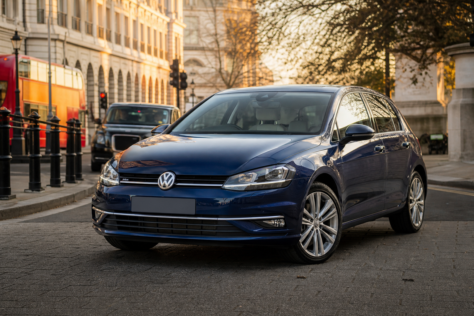 Volkswagen Golf in London ready for mobile tyre fitting