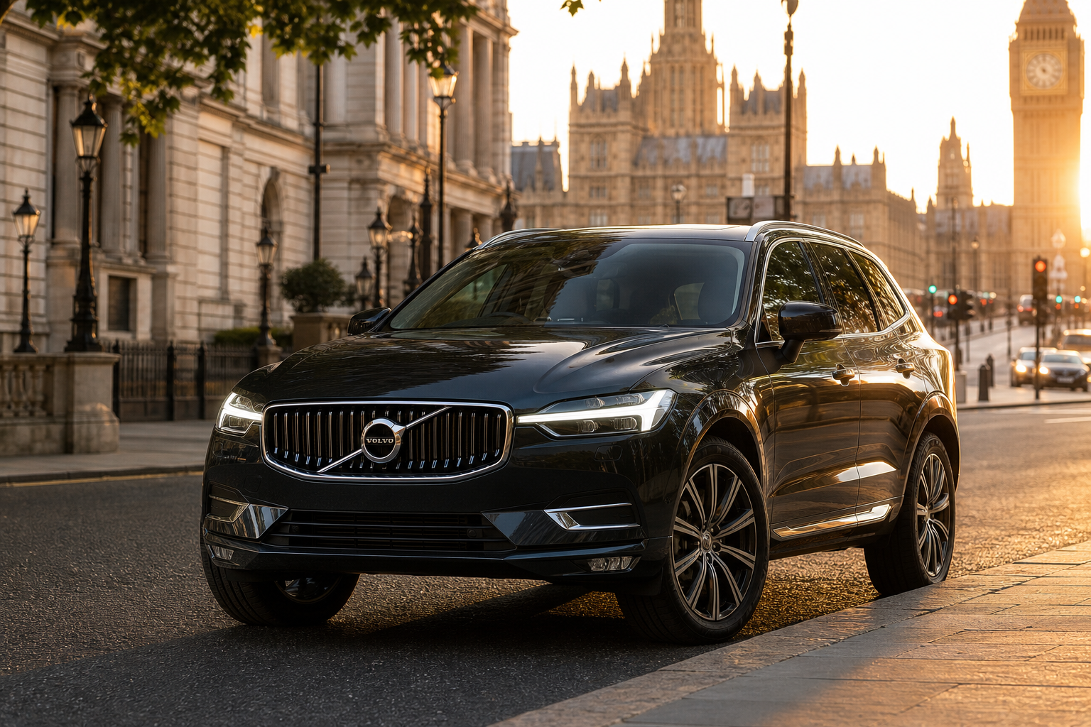Volvo XC60 receiving mobile tyre fitting in London